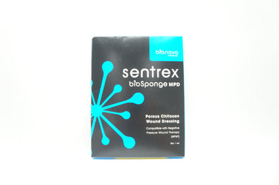 Bionova Sentrex BioSponge MPD Porous Chitosan Wound Dressing 10 x 10 x 0.6cm (x)